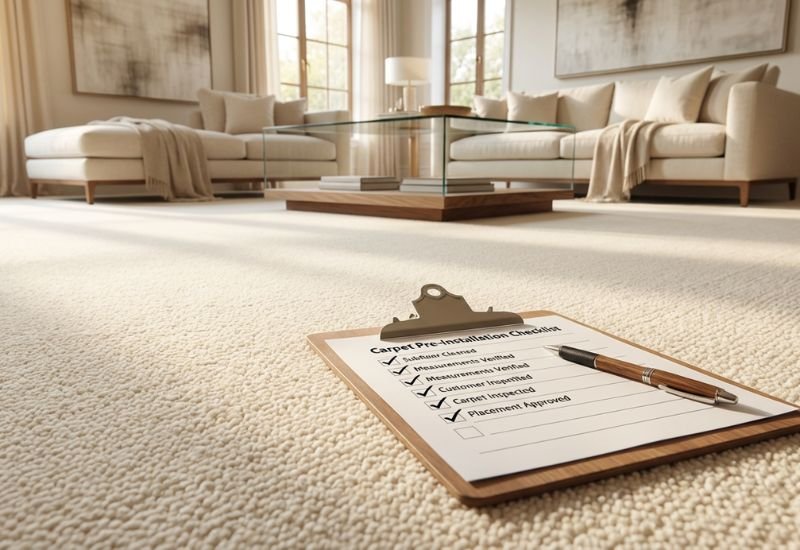 Carpet Pre-Installation Checklist