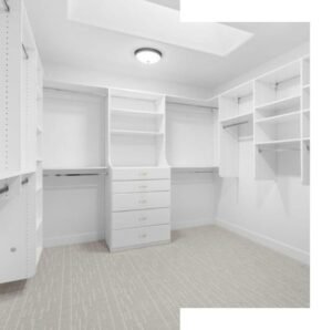 Closet carpet installation, Santa Cruz.